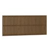 vidaXL T&ecirc;te de lit murale Marron miel 204x3x90 cm Bois massif de pin