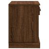 vidaXL Tables de chevet 2 pcs ch&ecirc;ne marron 43x36x50 cm