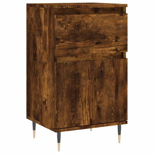 vidaXL Buffet ch&ecirc;ne fum&eacute; 40x35x70 cm bois d'ing&eacute;nierie