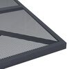 vidaXL Ensemble &agrave; manger de jardin 5 pcs anthracite acier
