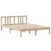 vidaXL Cadre de lit avec t&ecirc;te de lit sans matelas 150x200 cm