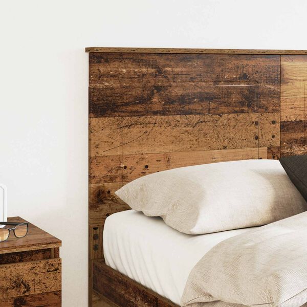vidaXL T&ecirc;te de lit Bois ancien Bois d&rsquo;ing&eacute;nierie