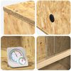 vidaXL Terrarium Marron 50 x 50 x 100 cm OSB