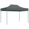 vidaXL Tente de r&eacute;ception pliable 3x4 m Acier Anthracite
