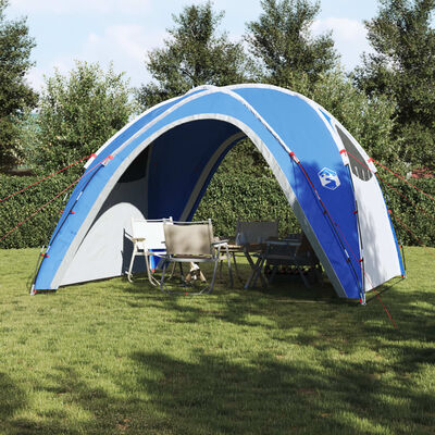 vidaXL Tente de réception bleu 360x360x219 cm 190T taffetas