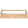 vidaXL Cadre de lit extensible sans matelas bois de pin 90x200 cm