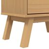 vidaXL Armoire &agrave; chaussures OLDEN marron 55x35x120 cm bois pin massif