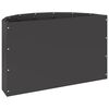 vidaXL Jardini&egrave;re Noir 60 x 30 x 35 cm Acier