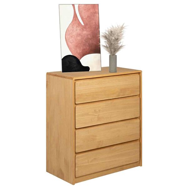 vidaXL Commode SAUDA ch&ecirc;ne 76,5x39x91 cm bois de pin massif