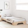 vidaXL Cadre de lit Naturel 75 x 190 cm Pin massif
