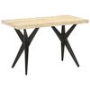 vidaXL Table à manger 120x60x76 cm Bois de manguier massif