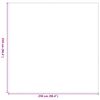 vidaXL Tapis d'ext&eacute;rieur ARAKIL Noir et gris 250 x 250 cm PP