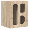 vidaXL Table de chevet ELST Ch&ecirc;ne Sonoma 40 x 35 x 50 cm