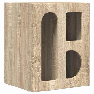 vidaXL Table de chevet ELST Ch&ecirc;ne Sonoma 40 x 35 x 50 cm