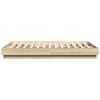 vidaXL Cadre de lit sans matelas ch&ecirc;ne sonoma 160x200 cm