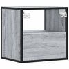 vidaXL Table de chevet murale sonoma gris 40x31x39,5 cm