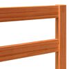 vidaXL T&ecirc;te de lit Brun cire 145,5 x 4 x 104 cm Pin massif