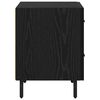 vidaXL Cabinet de chevet 2 pcs Ch&ecirc;ne noir 40 x 35 x 47,5 cm