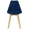 vidaXL Ensemble de salle &agrave; manger 7 pcs Bleu