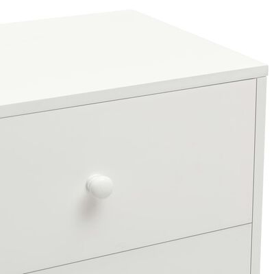 vidaXL Tables de chevet 2 pcs Blanc 40 x 30 x 50 cm Pin massif