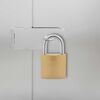 vidaXL U Lock avec Cl&eacute;s 12 pcs Laiton Fer