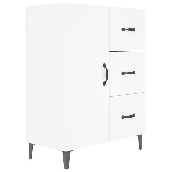 vidaXL Buffet blanc 69,5x34x90 cm bois d'ing&eacute;nierie