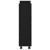 vidaXL Chariot de Rangement &Eacute;troit Ch&ecirc;ne noir 60 x 22 x 80 cm