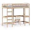 vidaXL Lit superpos&eacute; sans matelas 75x190 cm bois de pin massif