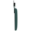 vidaXL T&ecirc;te de lit suspendue Ray&eacute; Vert fonc&eacute; 210 x 55 x 5 cm tissu