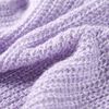 Gilet pull-over tricot&eacute; pour enfants lilas clair 116