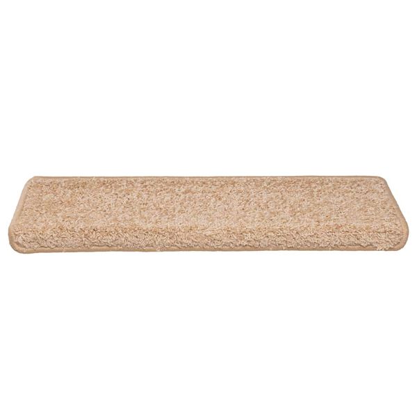 vidaXL Tapis d'escalier 30 pi&egrave;ces 65 x 21 x 4 cm Bordure rectangulaire dor&eacute;e