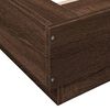vidaXL Cadre de lit sans matelas ch&ecirc;ne marron 120x200 cm