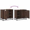 vidaXL Armoire de lavabo de salle de bain ch&ecirc;ne marron 65x33x60 cm