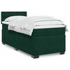 vidaXL Sommier à lattes de lit avec matelas Vert foncé 90x190 cm