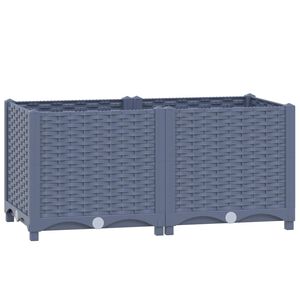 vidaXL Lit sur&eacute;lev&eacute; 80x40x38 cm Polypropyl&egrave;ne