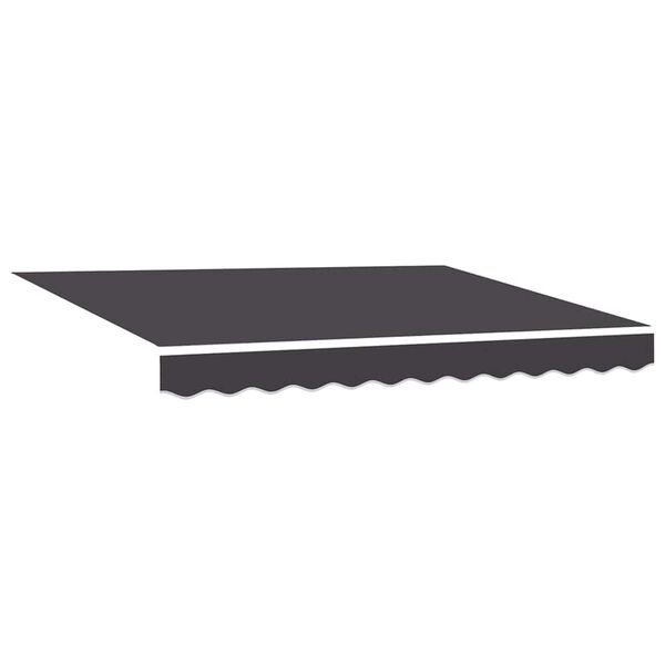 vidaXL Toile de rechange pour auvent Anthracite 280 x 195 cm Polyester
