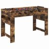 vidaXL Table de Foosball Ch&ecirc;ne Fum&eacute; 125 x 60,5 x 80 cm