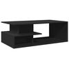 vidaXL Table basse noir 102x55x35 cm bois d'ing&eacute;nierie