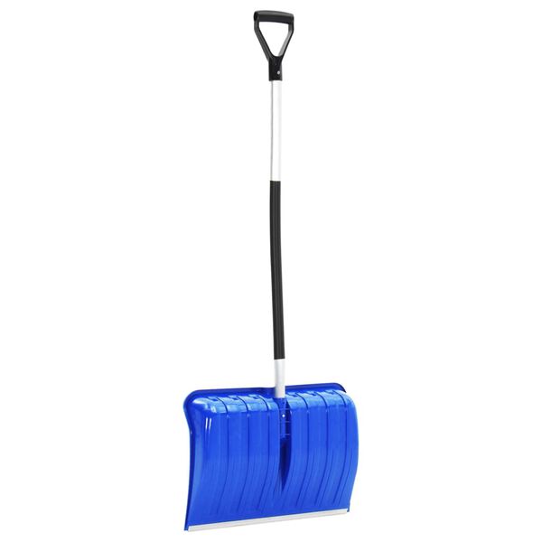 vidaXL Pelle &agrave; neige Bleu 145 cm Aluminium