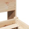 vidaXL Lit biblioth&egrave;que sans matelas 180x200 cm bois massif de pin