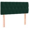 vidaXL Sommier &agrave; lattes de lit avec matelas Vert fonc&eacute; 90x200 cm