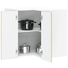 vidaXL Armoire murale d'angle de cuisine Kalmar ch&ecirc;ne sonoma