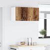 vidaXL Armoire suspendue 2 pcs Bois ancien et Blanc 40 x 31 x 40 cm
