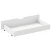 vidaXL Cadre de lit sans matelas blanc bois de pin massif 160x200 cm