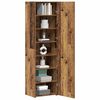 vidaXL Haut Armoire 2 pcs Bois ancien 50 x 42,5 x 185 cm