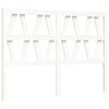 vidaXL Cadre de lit sans matelas blanc 120x200 cm bois massif