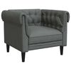 vidaXL Canap&eacute; de salon 3 pcs Gris fonc&eacute; tissu