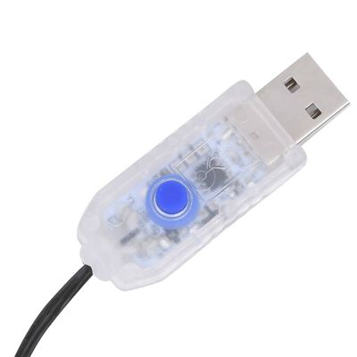 vidaXL Guirlande lumineuse avec 500 LED Bleu 500 cm Int/Ext