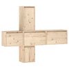 vidaXL Meubles TV 5 pcs Bois massif de pin