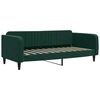 vidaXL Lit de jour avec matelas vert fonc&eacute; 90x200 cm velours